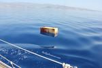 Container dumped in the Mediterranean